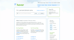 Desktop Screenshot of myname.hover.com