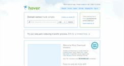 Desktop Screenshot of missdownload.hover.com