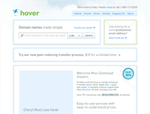 Tablet Screenshot of missdownload.hover.com