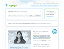Tablet Screenshot of komando.hover.com