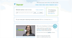 Desktop Screenshot of geekbeat.hover.com