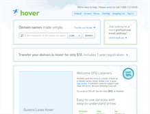 Tablet Screenshot of gfq.hover.com