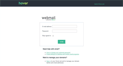 Desktop Screenshot of mail.hover.com