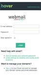 Mobile Screenshot of mail.hover.com